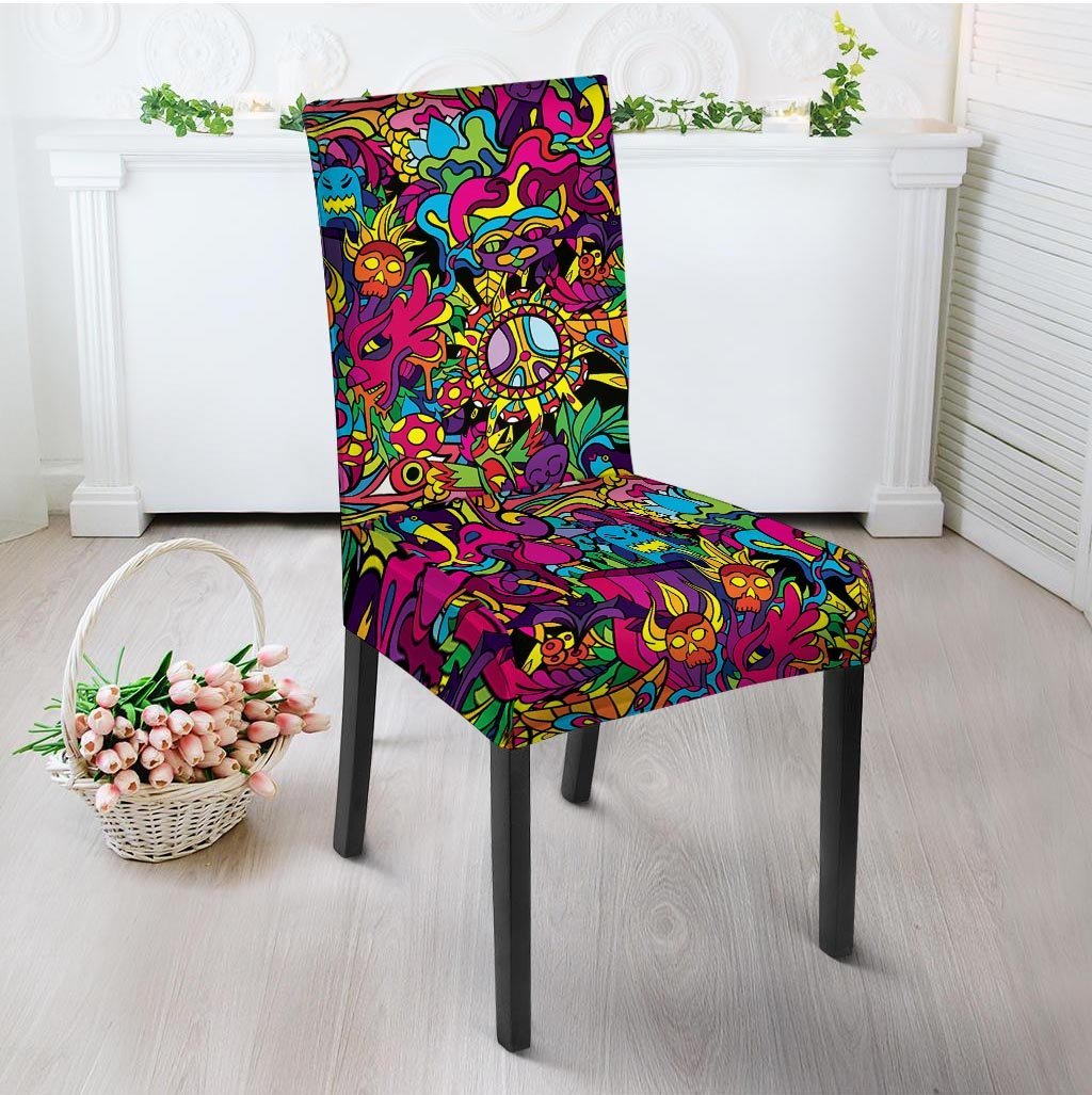 Tribal Trippy Chair Cover-grizzshop