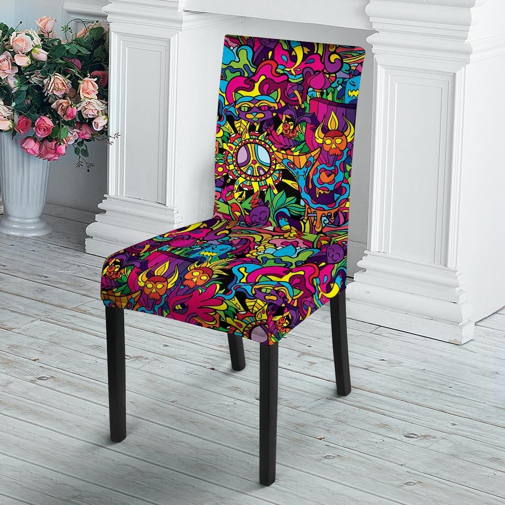 Tribal Trippy Chair Cover-grizzshop