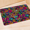 Tribal Trippy Door Mat-grizzshop