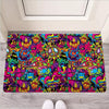 Tribal Trippy Door Mat-grizzshop