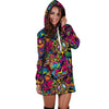 Tribal Trippy Hoodie Dress-grizzshop