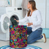 Tribal Trippy Laundry Basket-grizzshop