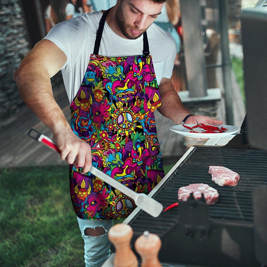 Tribal Trippy Men's Apron-grizzshop