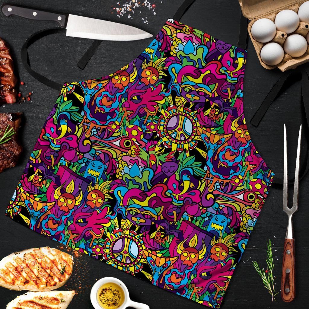 Tribal Trippy Men's Apron-grizzshop