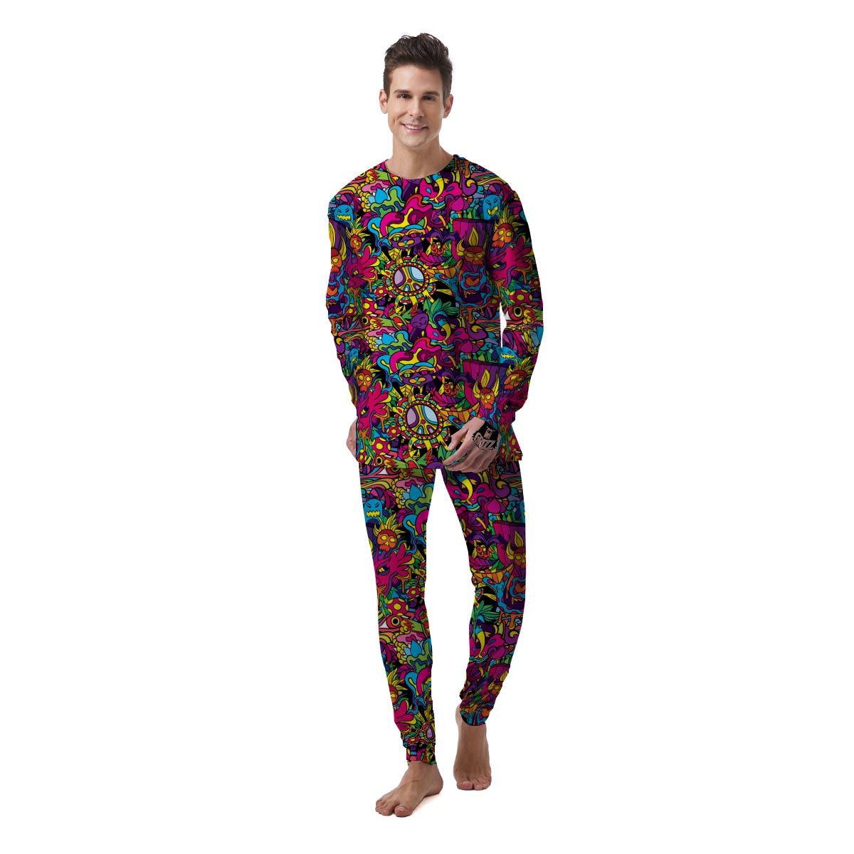 Tribal Trippy Men's Pajamas-grizzshop