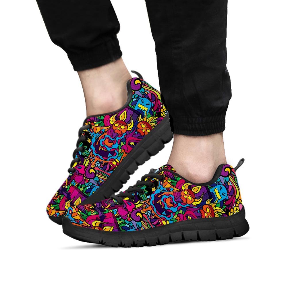 Tribal Trippy Men's Sneakers-grizzshop