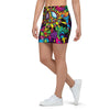 Tribal Trippy Mini Skirt-grizzshop