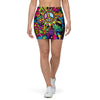 Tribal Trippy Mini Skirt-grizzshop