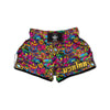 Tribal Trippy Muay Thai Boxing Shorts-grizzshop