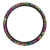 Tribal Trippy Steering Wheel Cover-grizzshop