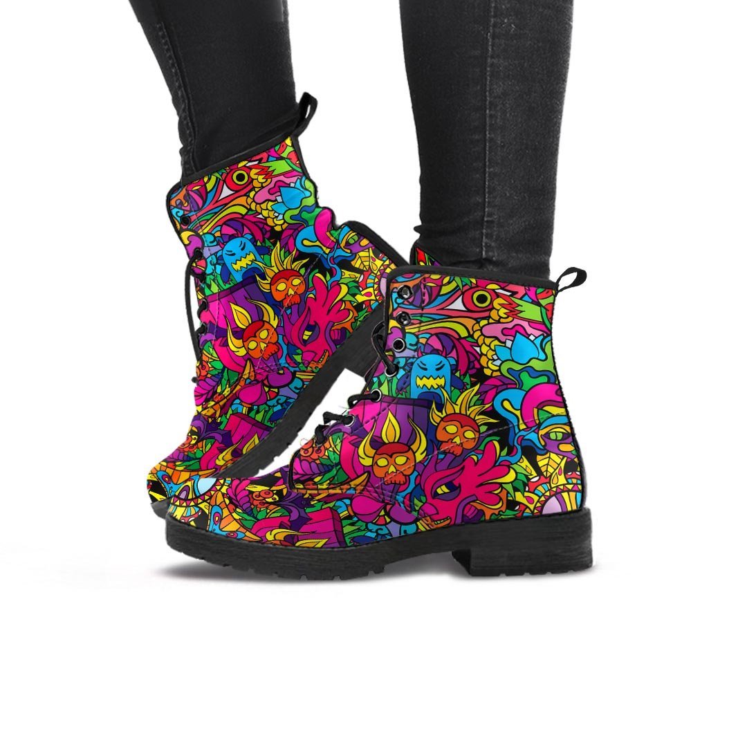 Tribal Trippy Women's Boots-grizzshop