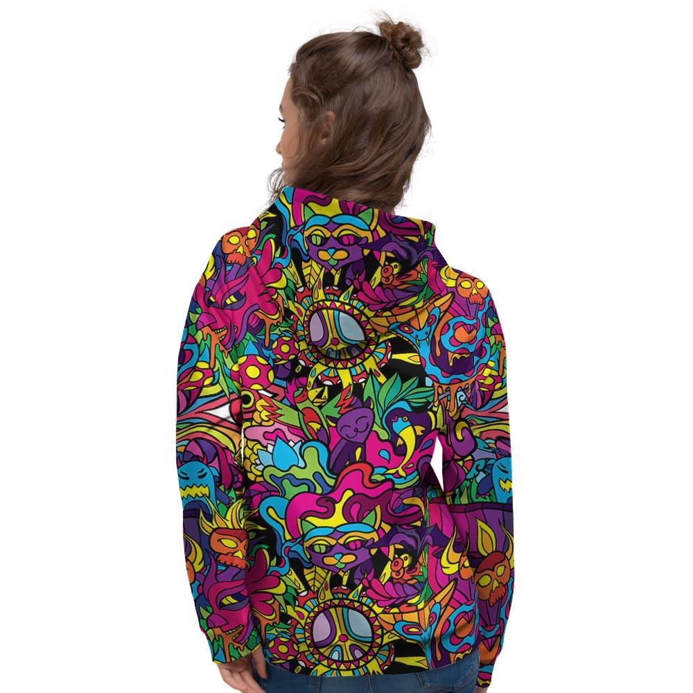 Tribal Trippy Women's Hoodie-grizzshop