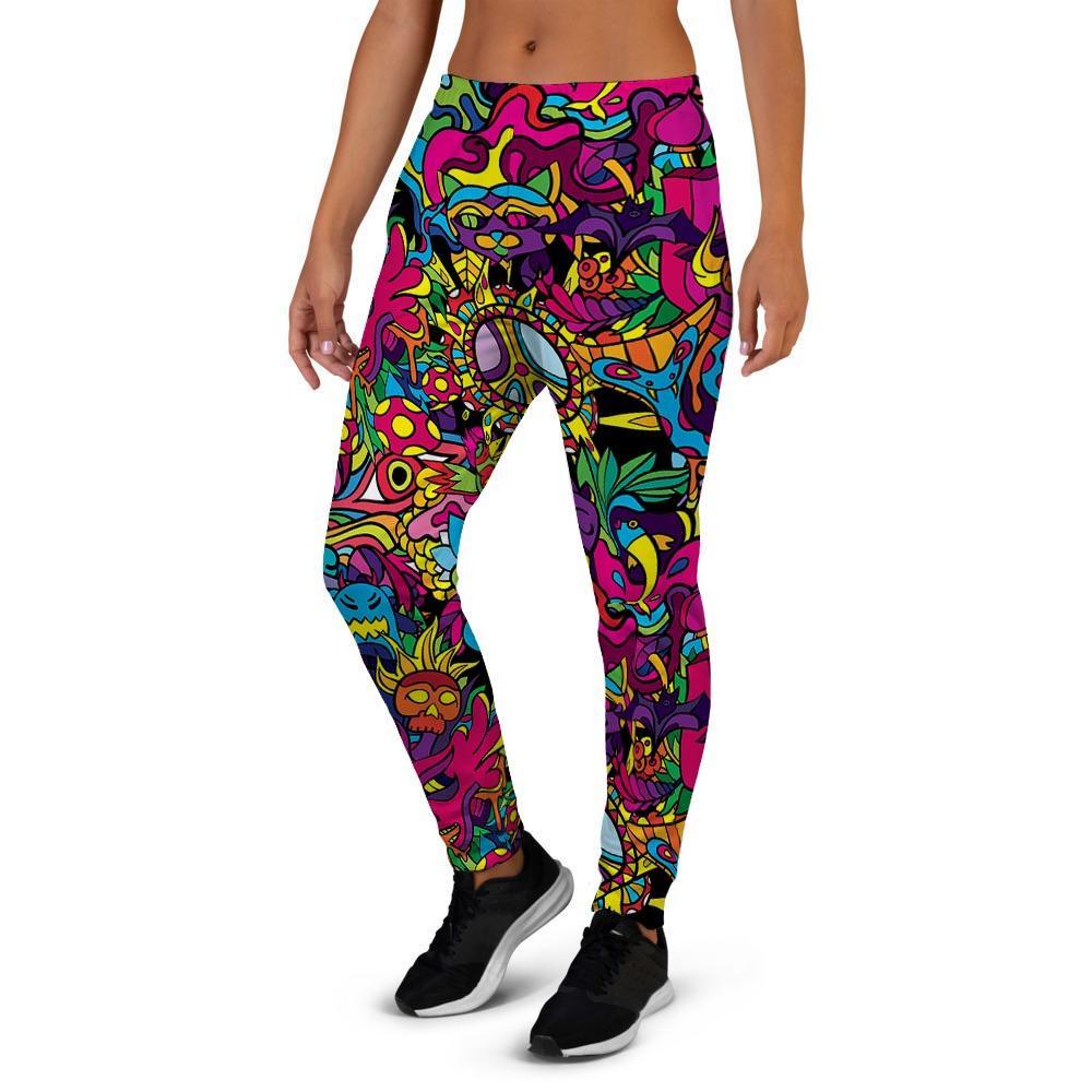 Tribal Trippy Women's Joggers-grizzshop