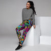 Tribal Trippy Women's Joggers-grizzshop