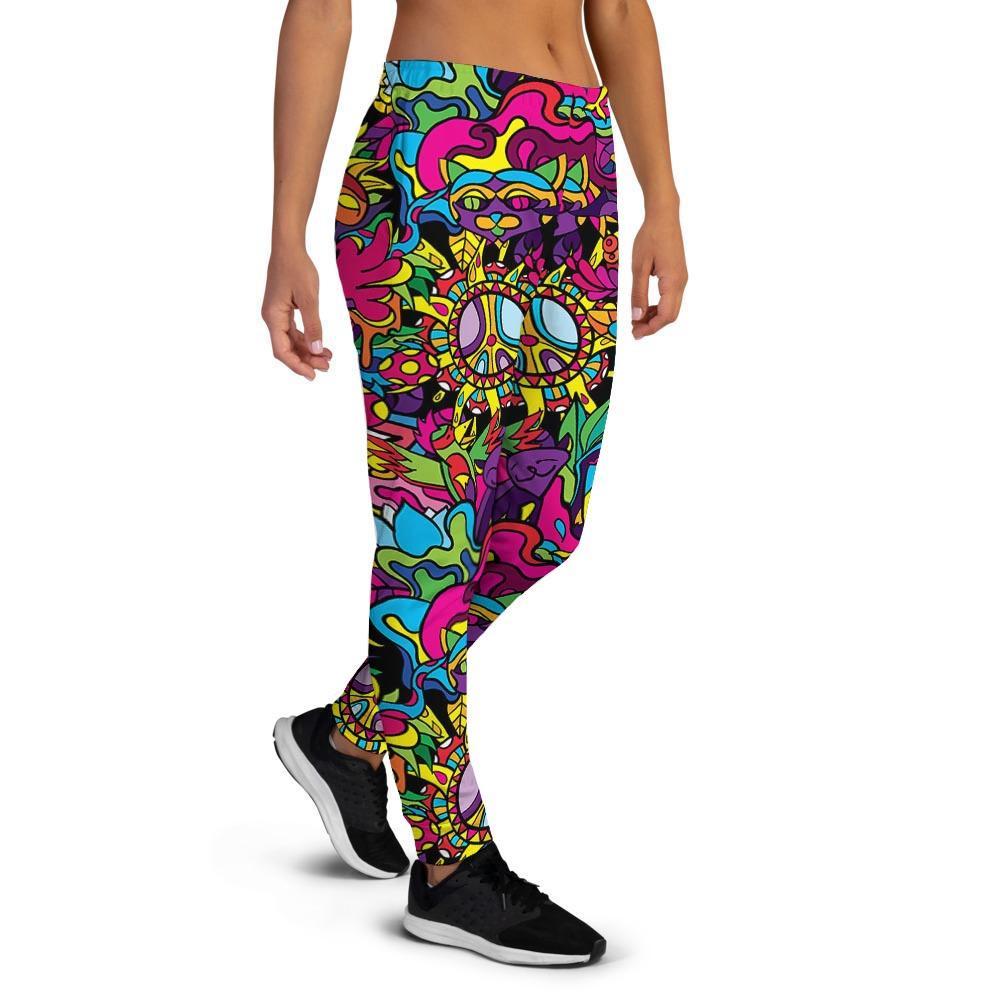 Tribal Trippy Women's Joggers-grizzshop