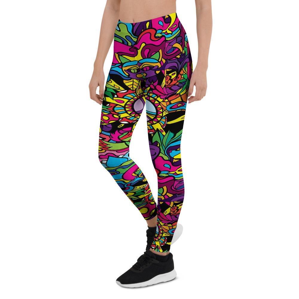 Tribal Trippy Women's Leggings-grizzshop