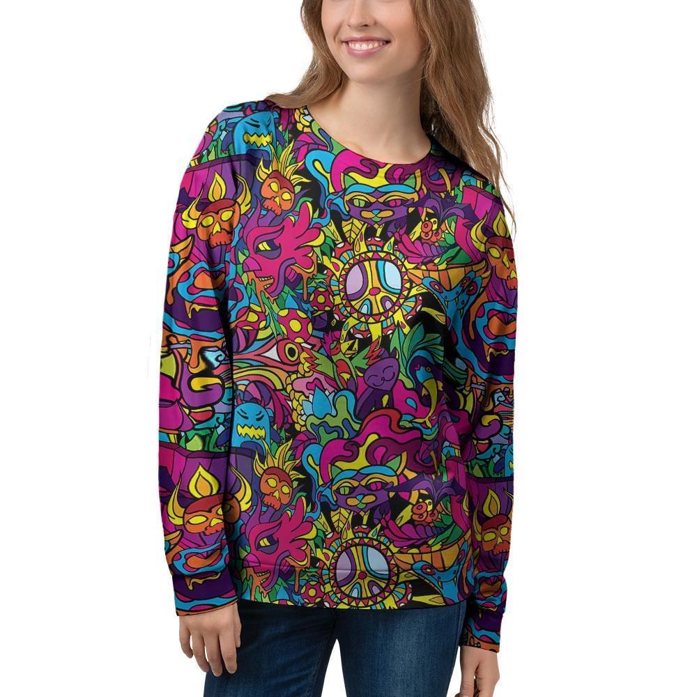 Tribal Trippy Women's Sweatshirt-grizzshop