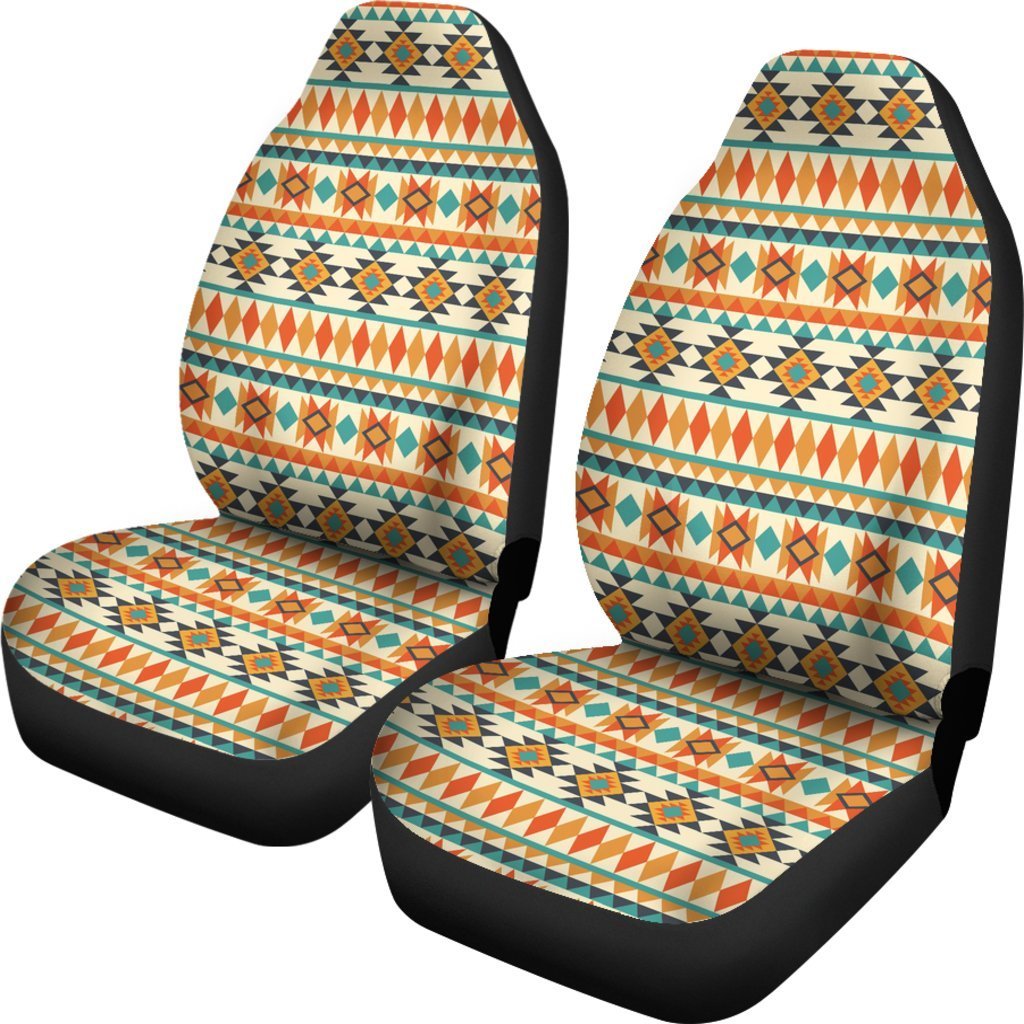 Tribal Native American Aztec Indians Navajo Print Universal Fit Car Seat Cover-grizzshop