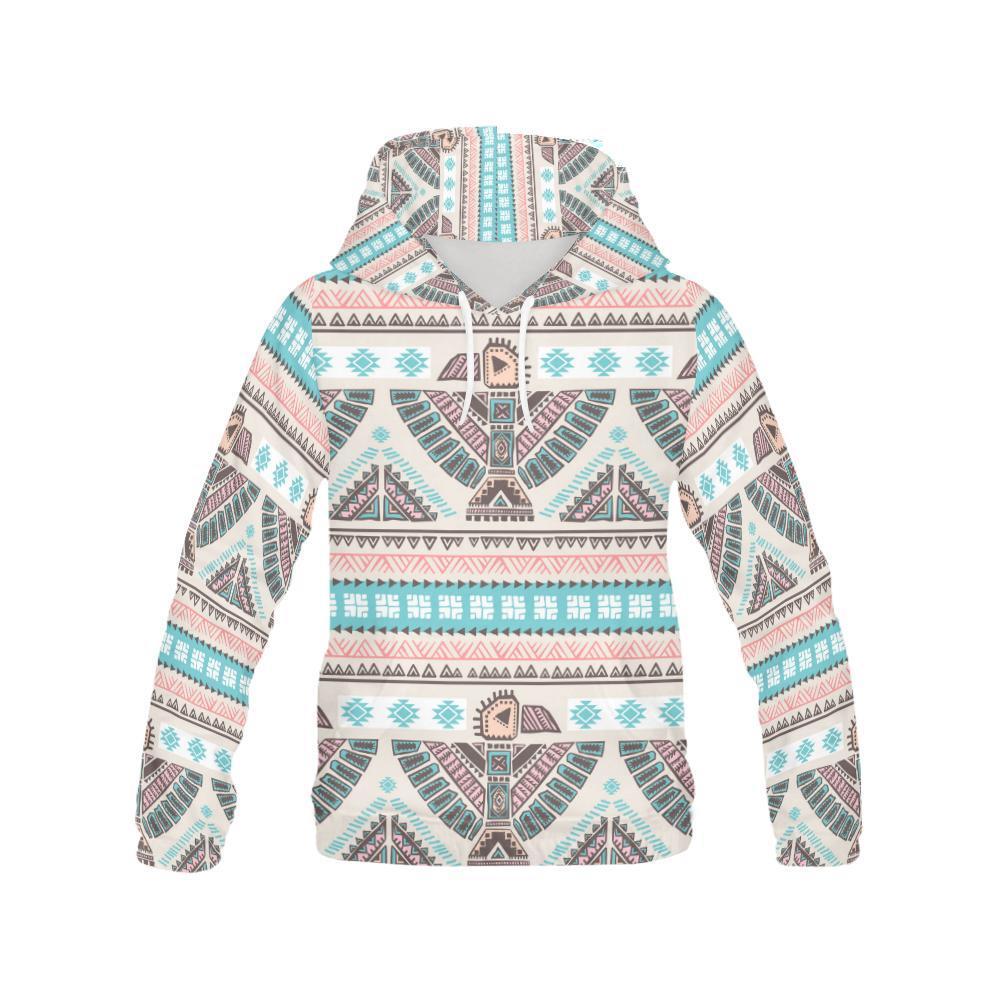 Tribal Native Indians American Aztec Navajo Print Women Pullover Hoodies -grizzshop