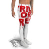 Trick Or Treat Red Blood Halloween Print Men's Leggings-grizzshop