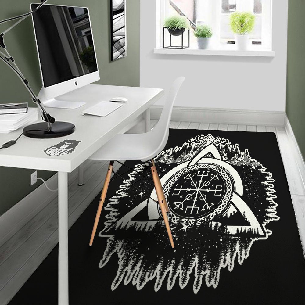 Trinity Knot Viking Celtic Print Floor Mat-grizzshop