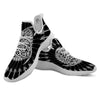 Triple Horn Of Odin Viking Print White Athletic Shoes-grizzshop