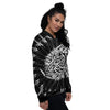 Triple Horn Of Odin Viking Print Women's Bomber Jacket-grizzshop