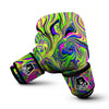 Trippy Abstract Neon Print Boxing Gloves-grizzshop