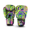 Trippy Abstract Neon Print Boxing Gloves-grizzshop