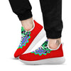 Trippy Alien Crazy Print White Athletic Shoes-grizzshop