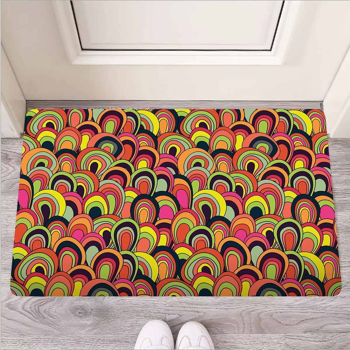 Trippy Door Mat-grizzshop