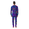 Trippy Ethnic Psychedelic Print Men's Pajamas-grizzshop