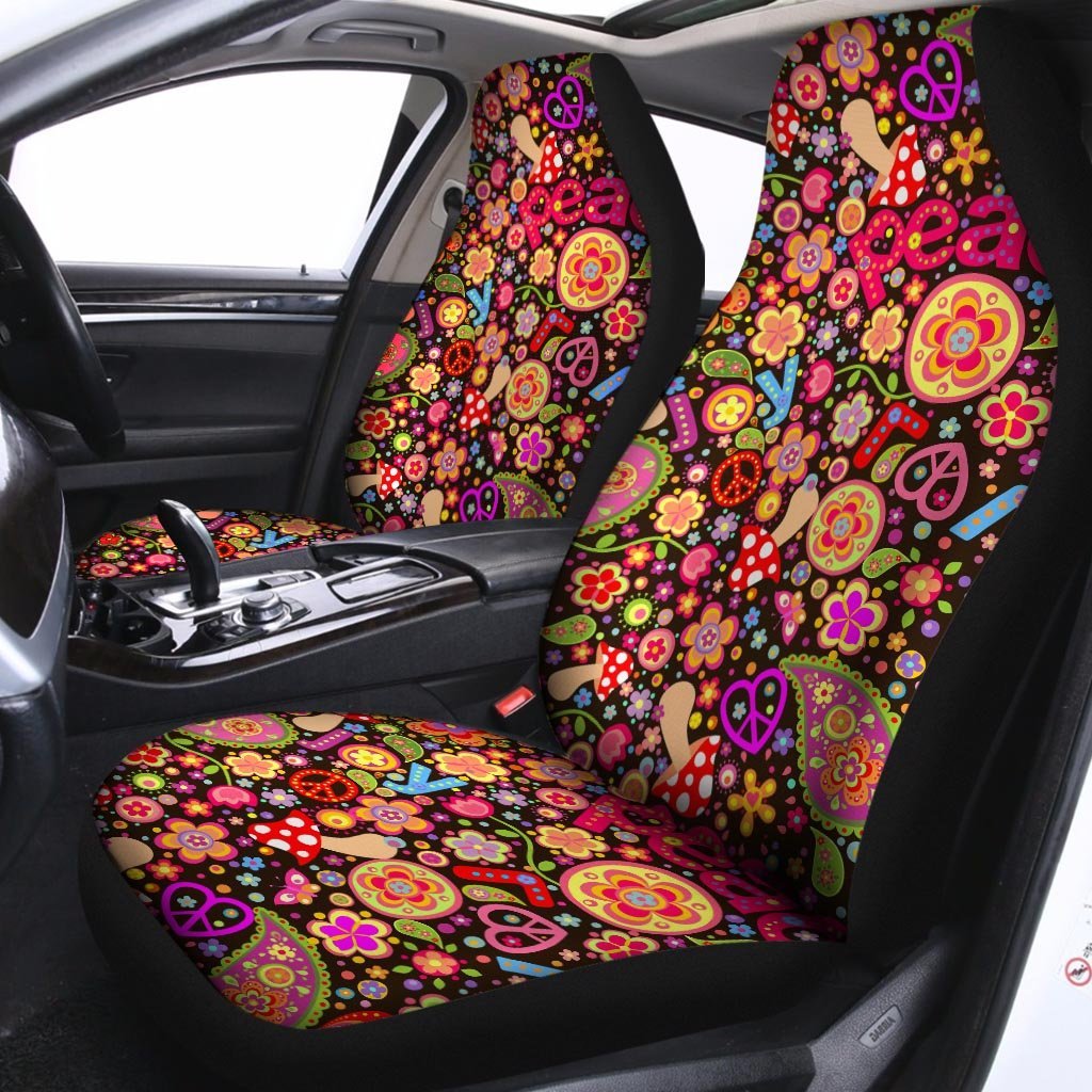 Trippy Hippie Car Seat Covers-grizzshop
