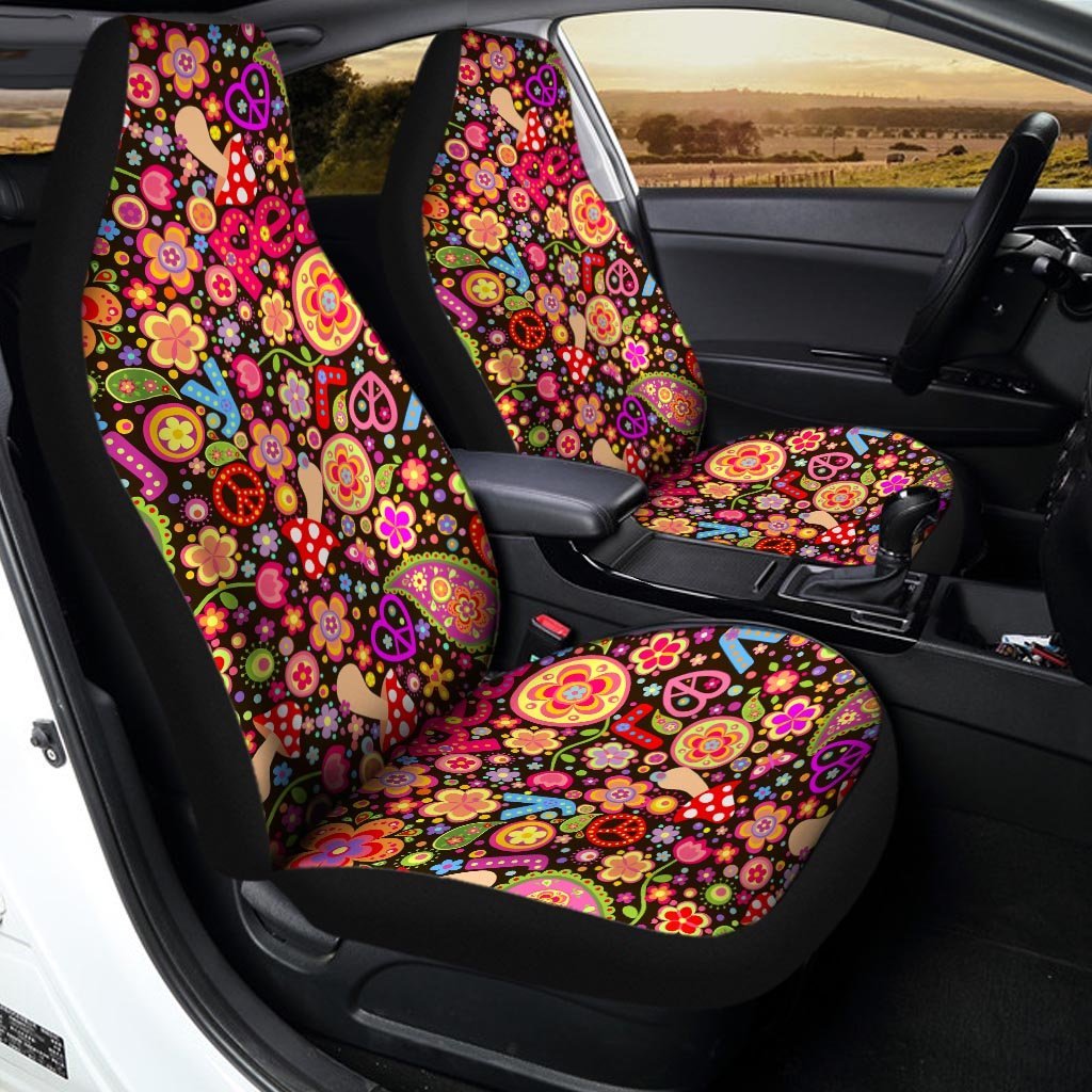 Trippy Hippie Car Seat Covers-grizzshop
