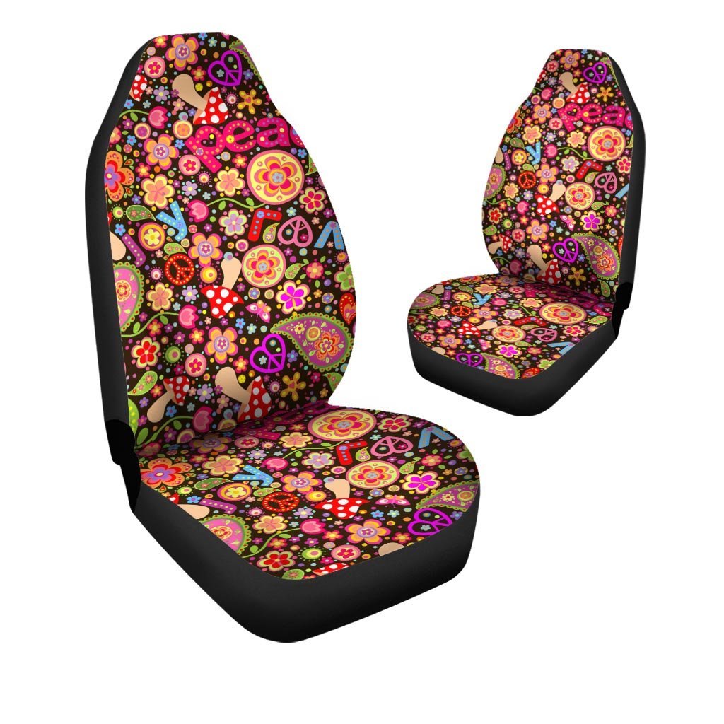 Trippy Hippie Car Seat Covers-grizzshop