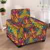 Trippy Hippie Flame Psychedelic Armchair Cover-grizzshop