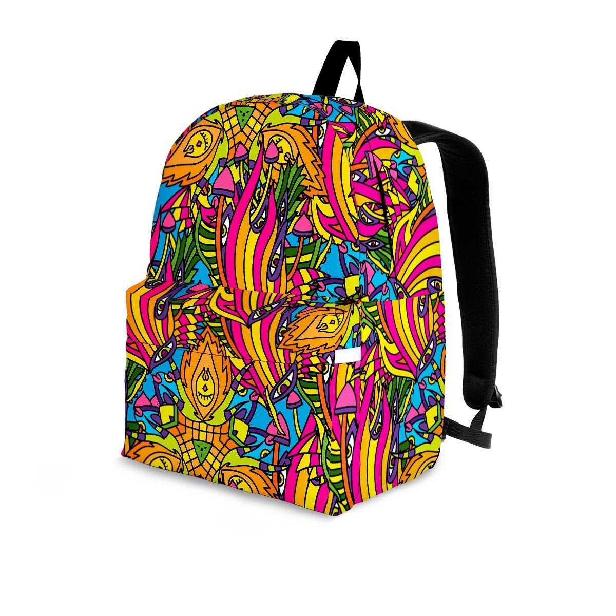 Trippy Hippie Flame Psychedelic Backpack-grizzshop