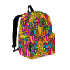 Trippy Hippie Flame Psychedelic Backpack-grizzshop