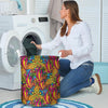 Trippy Hippie Flame Psychedelic Laundry Basket-grizzshop