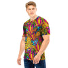 Trippy Hippie Flame Psychedelic Men T Shirt-grizzshop