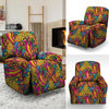 Trippy Hippie Flame Psychedelic Recliner Cover-grizzshop