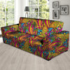 Trippy Hippie Flame Psychedelic Sofa Cover-grizzshop