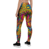 Trippy Hippie Flame Psychedelic Women's Leggings-grizzshop