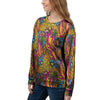 Trippy Hippie Flame Psychedelic Women's Sweatshirt-grizzshop