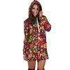 Trippy Hippie Hoodie Dress-grizzshop