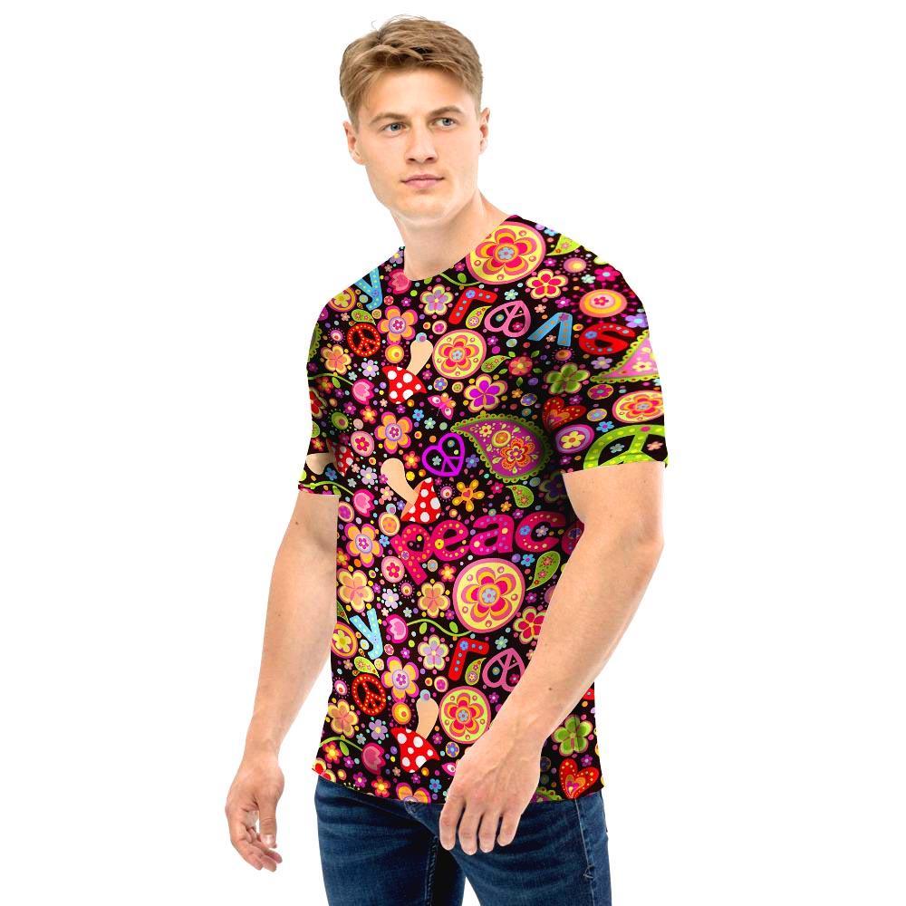 Trippy Hippie Men T Shirt-grizzshop