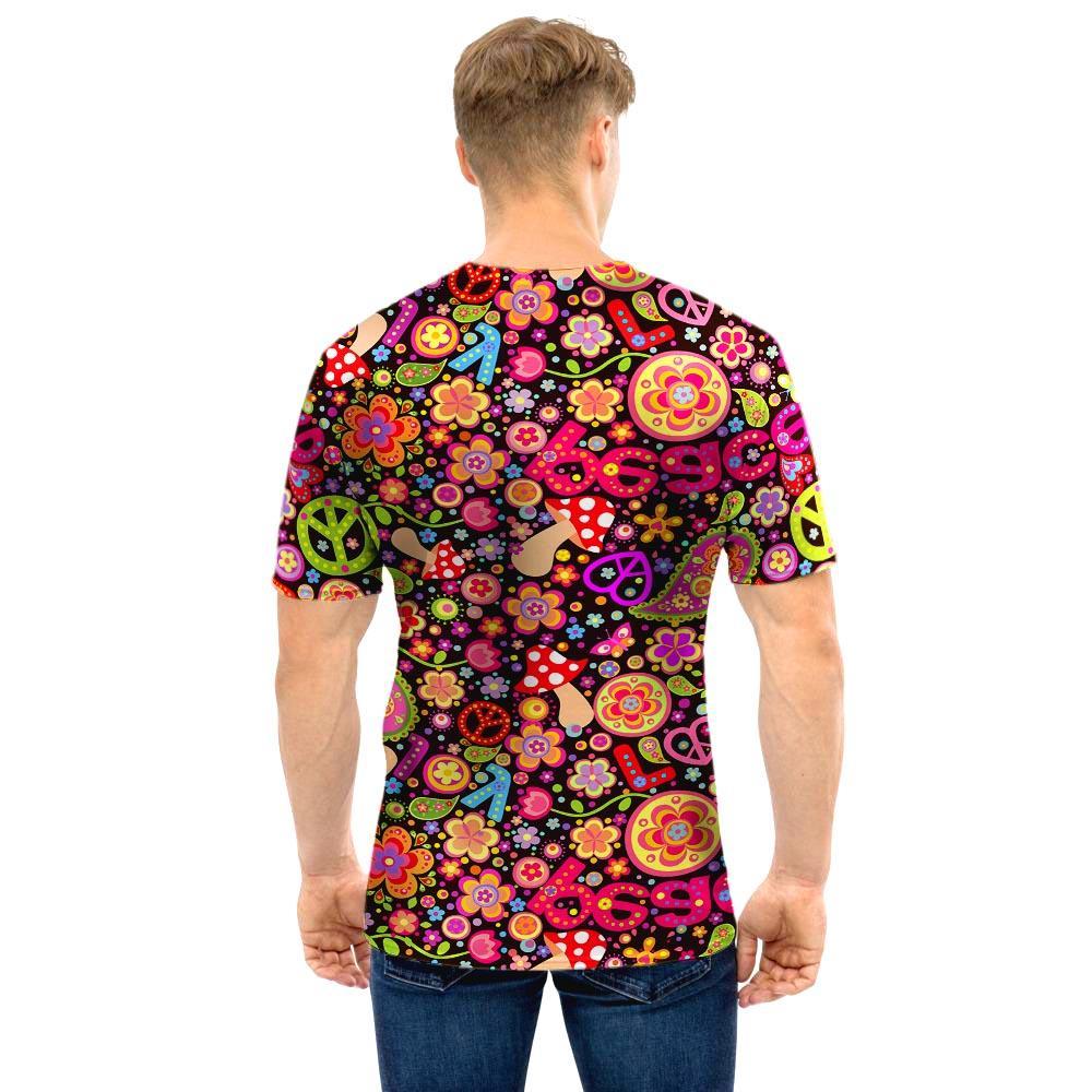 Trippy Hippie Men T Shirt-grizzshop