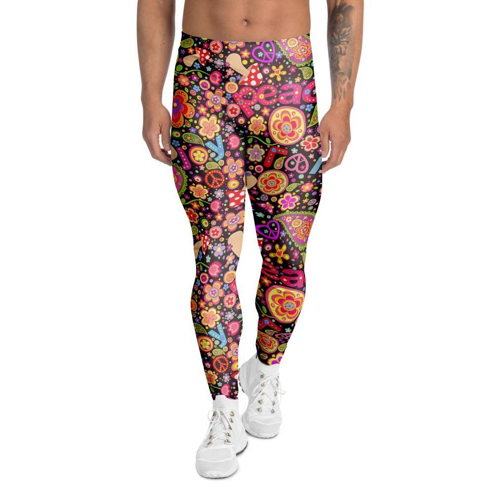 Trippy Hippie Men's Leggings-grizzshop