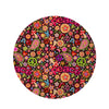 Trippy Hippie Round Rug-grizzshop