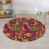 Trippy Hippie Round Rug-grizzshop